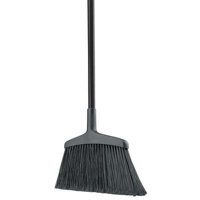 Wide Angle Broom,Black,55" L x