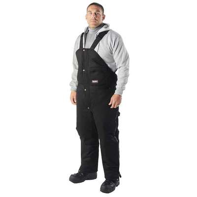 Bib Overalls,Black,Size 54x32-