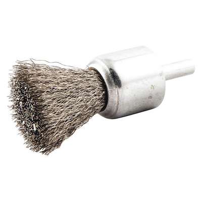 End Brush,Crimped,1 Dia.,22000