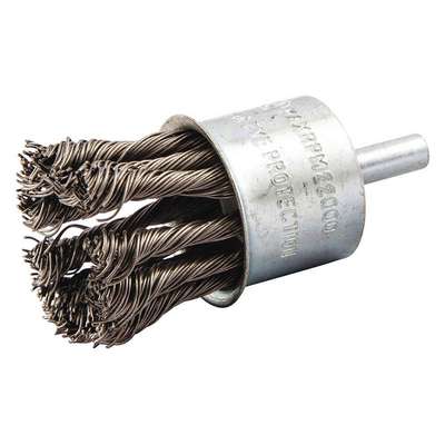 End Brush,Twisted,1-1/8 Dia.,