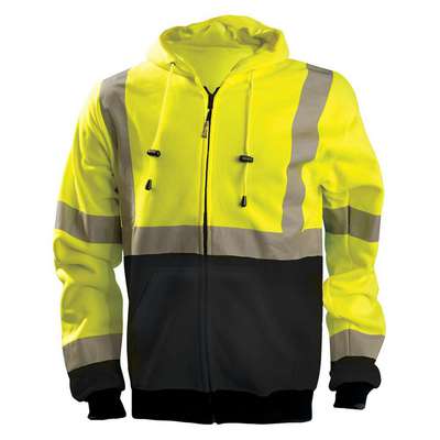 Sweatshirt,Hi-Vis Yellow,5XL