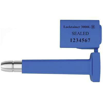 Bolt Seals,Blue,Plastic,PK50