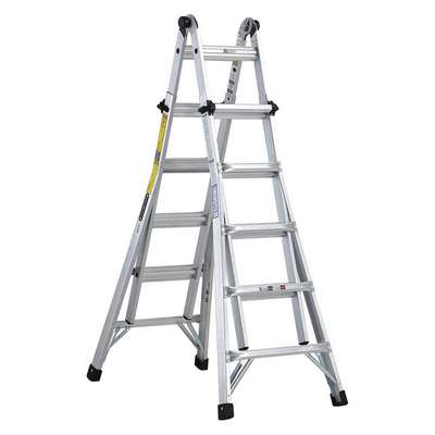 Multipurpose Ladder,Aluminum,