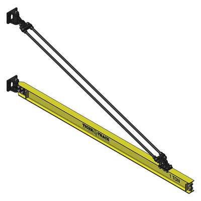 Jib Crane,Reach 14 Ft.,1100