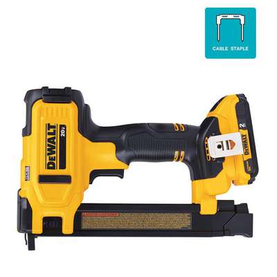 Staple Gun,Cordless,20VDC,18