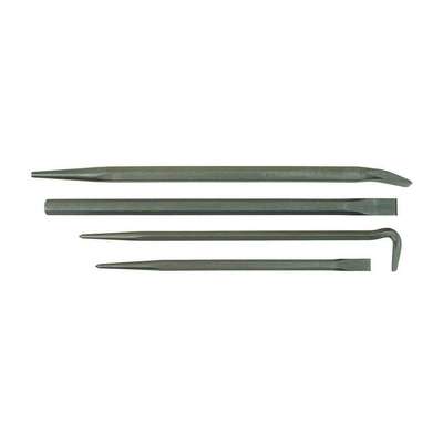 Pry Bar Set,Pieces 4,Steel,24-