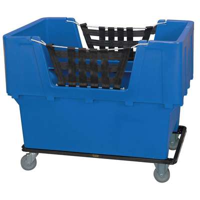 Cube Truck,Lldpe,Blue,23.0 Cu.