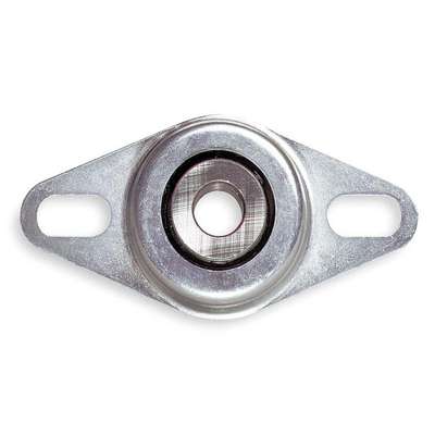 Flange Bearing,2-Bolt,Ball,3/