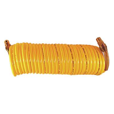 Nylon Rekoil Hose,1/4",12'MNPT