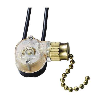 Pull Switch,Brass,Spst