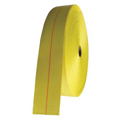 Bulk Webbing,Yellow,50 Ft. L,