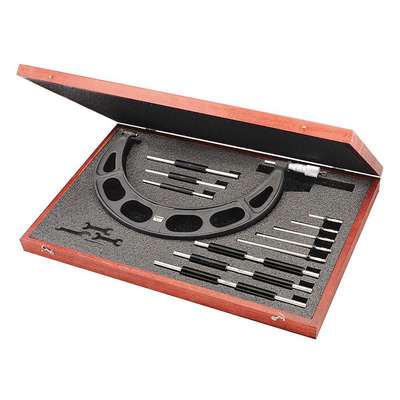 Anvil Micrometer Set,6 To 12"