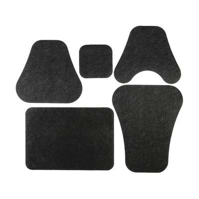 Restroom Mat Bundle,Black,