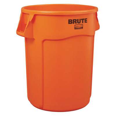 Trash Can,Round,Open,44 Gal.,