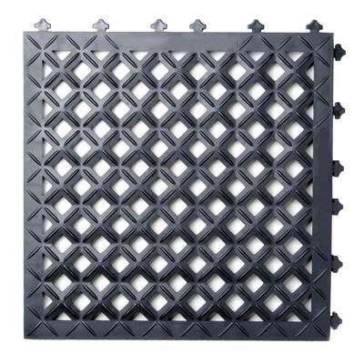 Drainage Mat,18" L,18" W,Black,