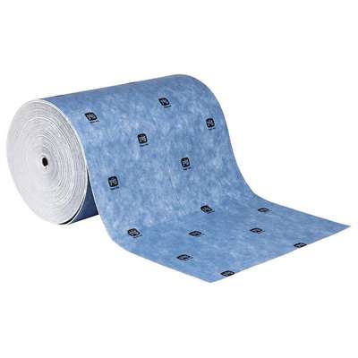 Absorbent Roll,150 Ft. L,Blue/