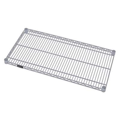 Wire Shelf,Epoxy Gray,12" W x