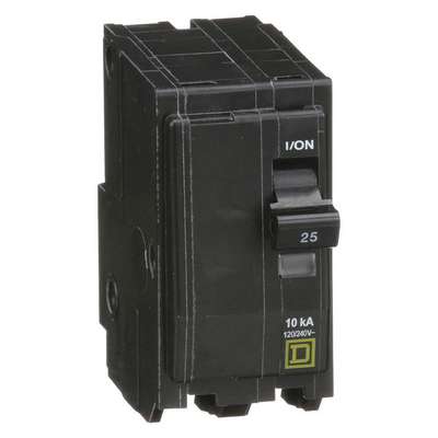 Circuit Breaker,25A,Plug In,