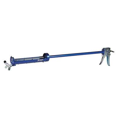 Caulk Gun,Steel,Blue/Silver