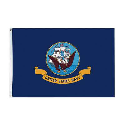 Us Navy Flag,4x6 Ft,Nylon