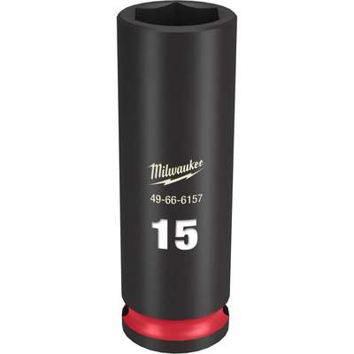 Deep Impact Socket,Steel,15 MM