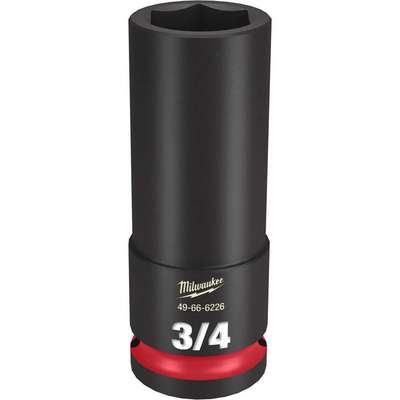 Deep Impact Socket,Steel,3/4"