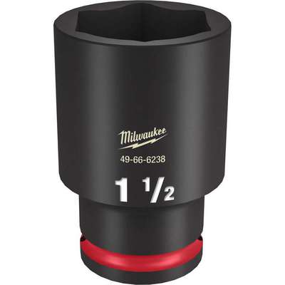 Deep Impact Socket,Steel,1 1/