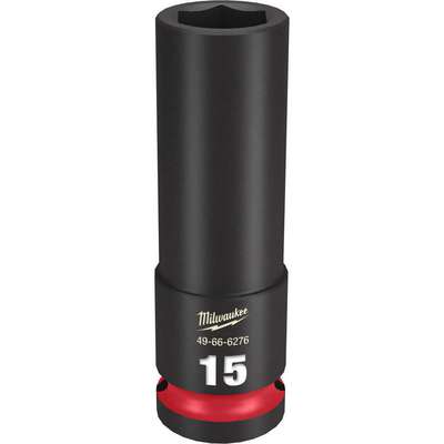 Deep Impact Socket,Steel,15 MM