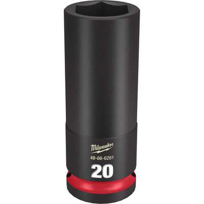 Deep Impact Socket,Steel,20 MM