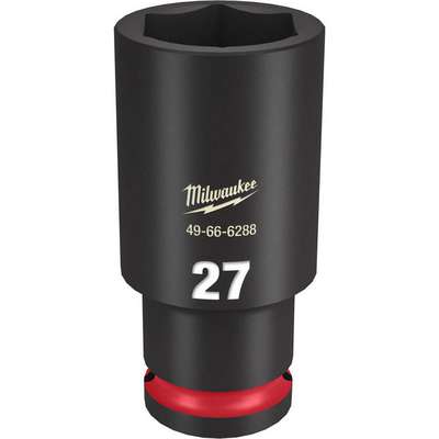 Deep Impact Socket,Steel,27 MM