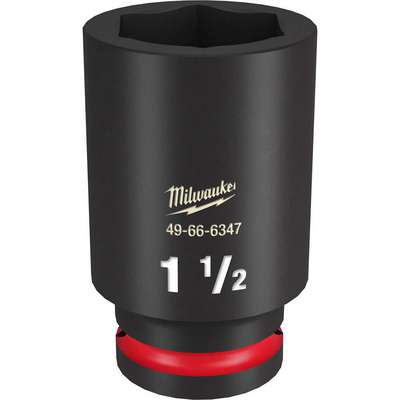 Deep Impact Socket,Steel,1 1/