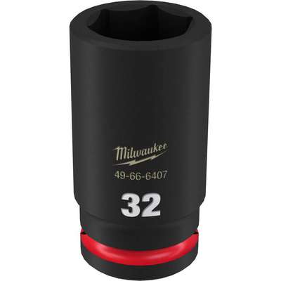 Deep Impact Socket,Steel,32 MM