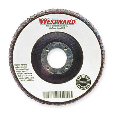 Flap Disc,Type 27,4" Dia.,80