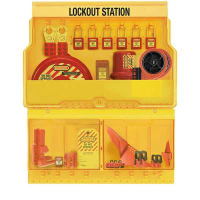 Deluxe Lockout Station,Plastic,