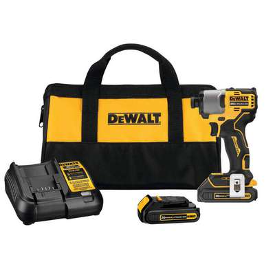 Impact Driver Kit,20V Dc, 3,