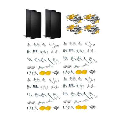 Pegboards,4 Panel,3/16"D,48"H,