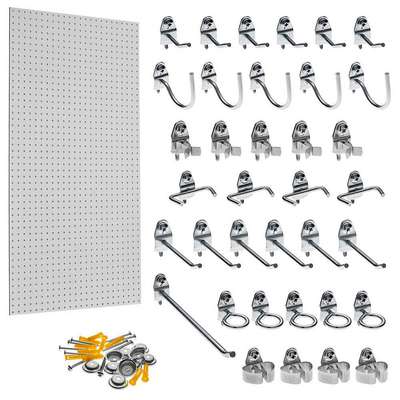 Pegboards,1 Panel,1/4"D,42"H,