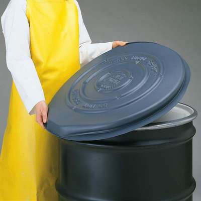 Drum Cover,Gray,Lldpe,55 Gal