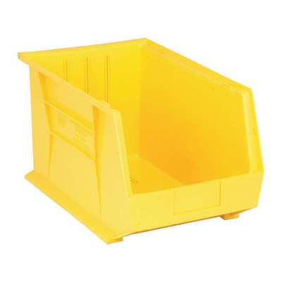 Hang And Stack Bin,Yellow,PP,