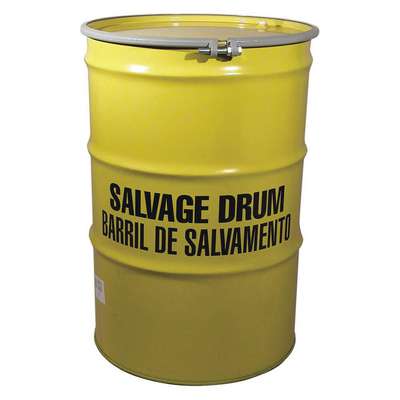 Salvage Drum,Black And Yellow,