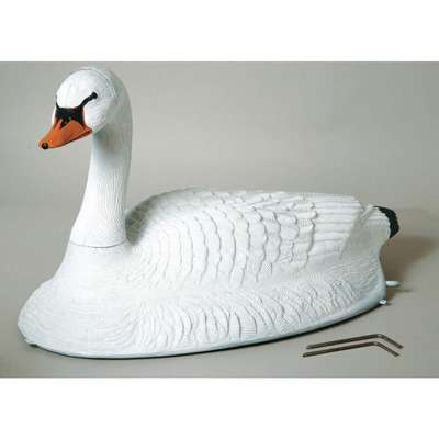 Pond Swan Decoy,36 In. L,18 In.