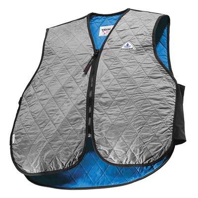 Cooling Vest,Silver,5 To 10 Hr.