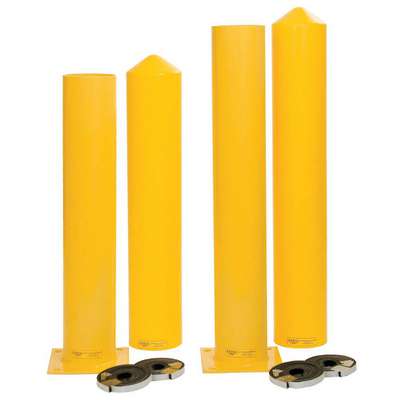 Bollard,7",36 In. H,Yellow