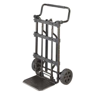 Black,Hand Truck,Metal;