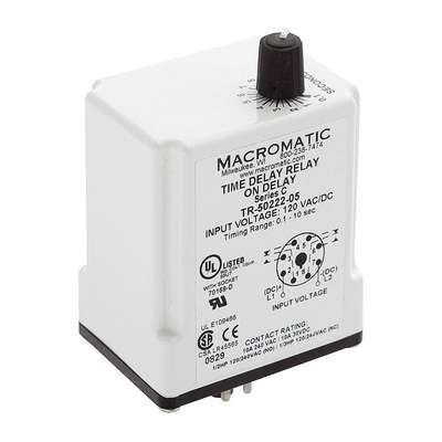 Time Delay Relay,12VDC,10A,