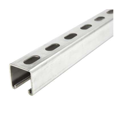 Strut Channel,SS,Overall L 5ft