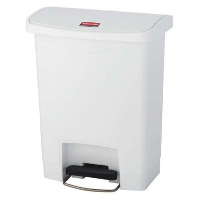 Wastebasket,Rectangular,8 Gal.,