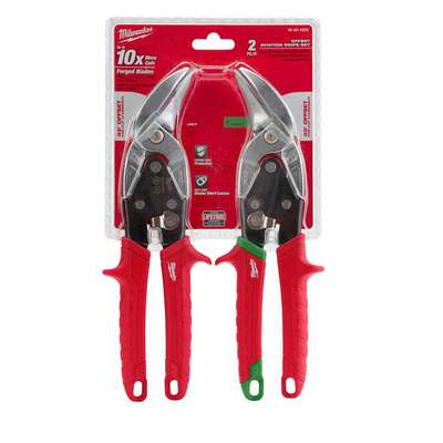 Aviation Snip Set,2 Pcs.,