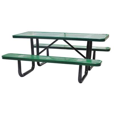 Picnic Table,72" W x62" D,