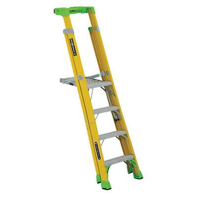 Platform Stepladder,7 Ft. 3" H